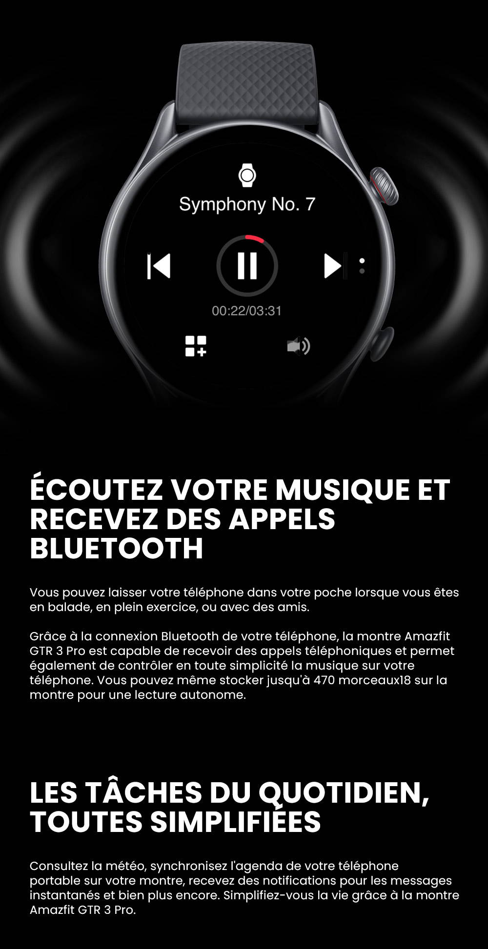 Manuel amazfit gtr new arrivals français
